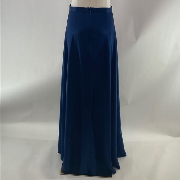 Polo Ralph Lauren Satin cobalt MAXI Skirt, 0 - Picture 9 of 14